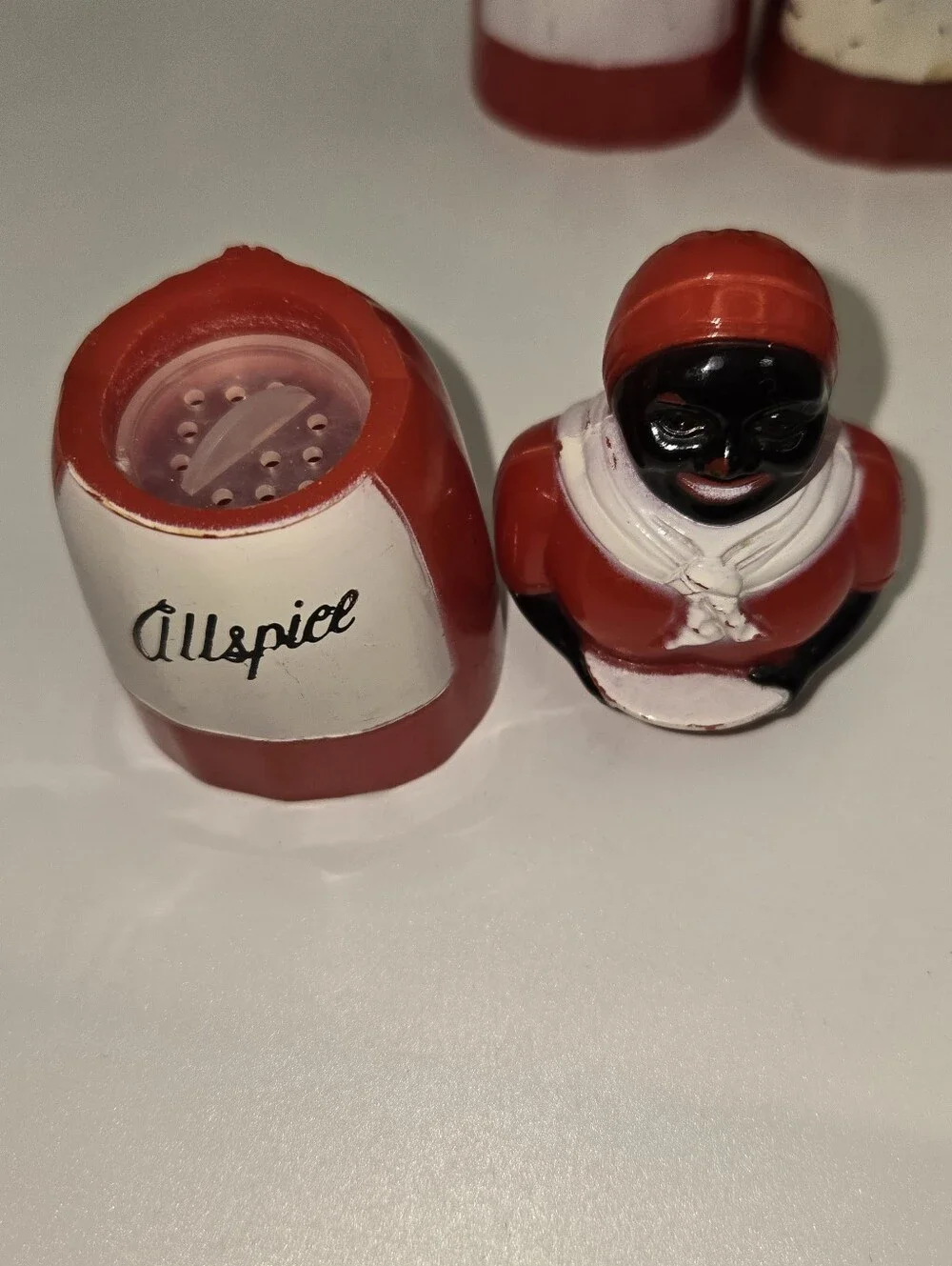 Vintage Aunt Jemima Complete Set Of Spice Containers 1940-1950 Americana